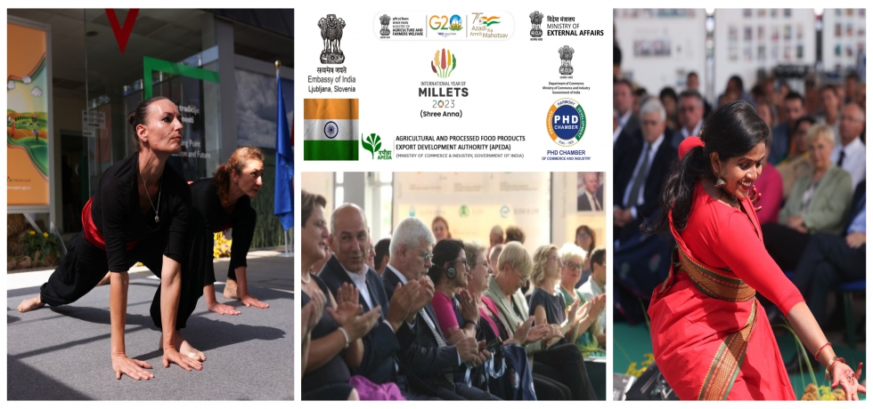 New India was presented in all its strengths at Agra Fair 2023 - spiritual, classical, traditional, folk and contemporary traditions rendered in a beautiful cultural programme presented by EOI Slovenia and Kaja Association.